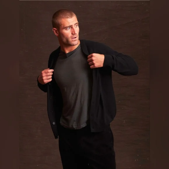 $240 Weatherproof Vintage Mens Cashmere Cardigan Sweater - Picture 3 of 10